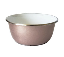 Load image into Gallery viewer, Rose Gold Bowl with Paw Print - 16 or 32 oz.