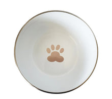 Load image into Gallery viewer, Rose Gold Bowl with Paw Print - 16 or 32 oz.