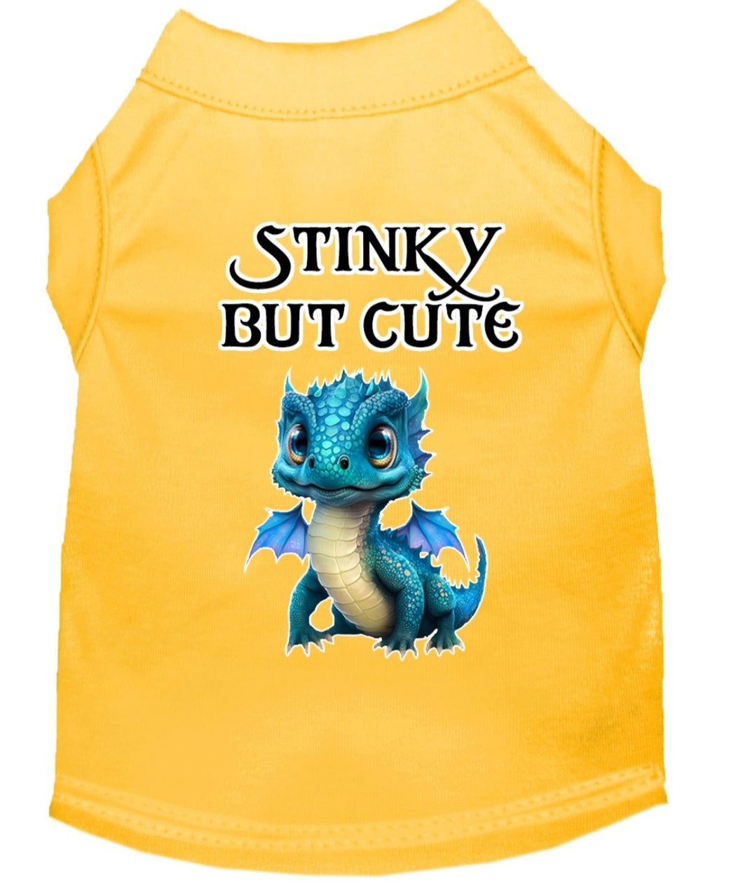 Stinky But Cute Dog Shirt - Yellow
