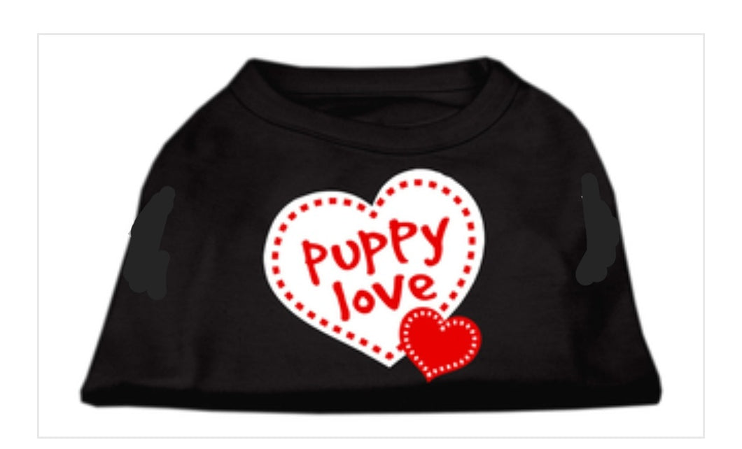 Puppy Love Dog Shirt - Black