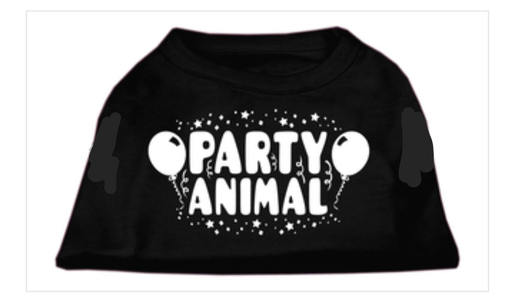Party Animal Dog Shirt - Black
