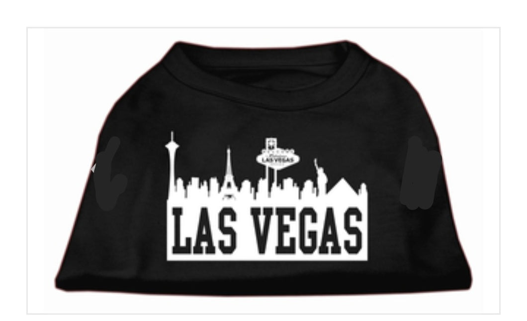 Las Vegas Dog Shirt - Black