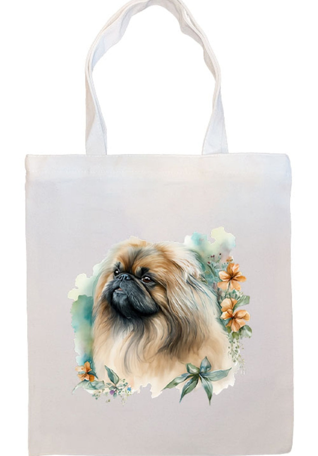 Pekingese Canvas Tote Bag