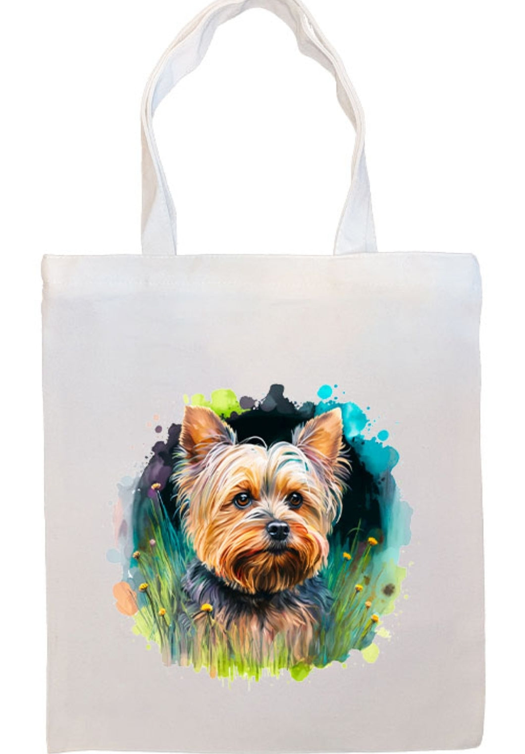 Yorkie Canvas Tote Bag
