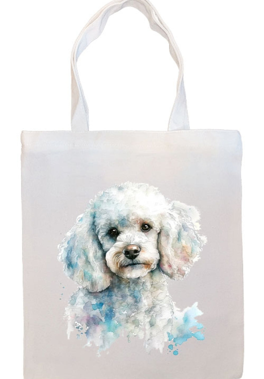 Poodle Canvas Tote Bag