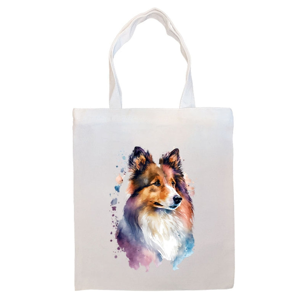Sheltie Canvas Tote Bag