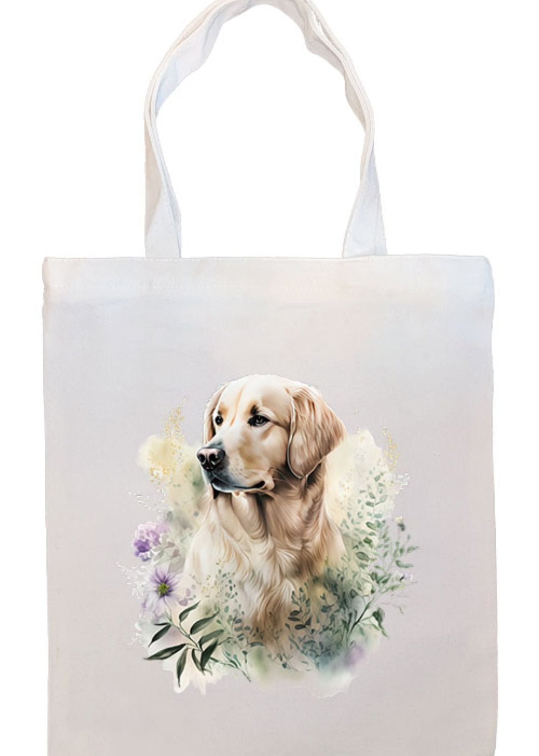 Golden Retriever Canvas Tote Bag