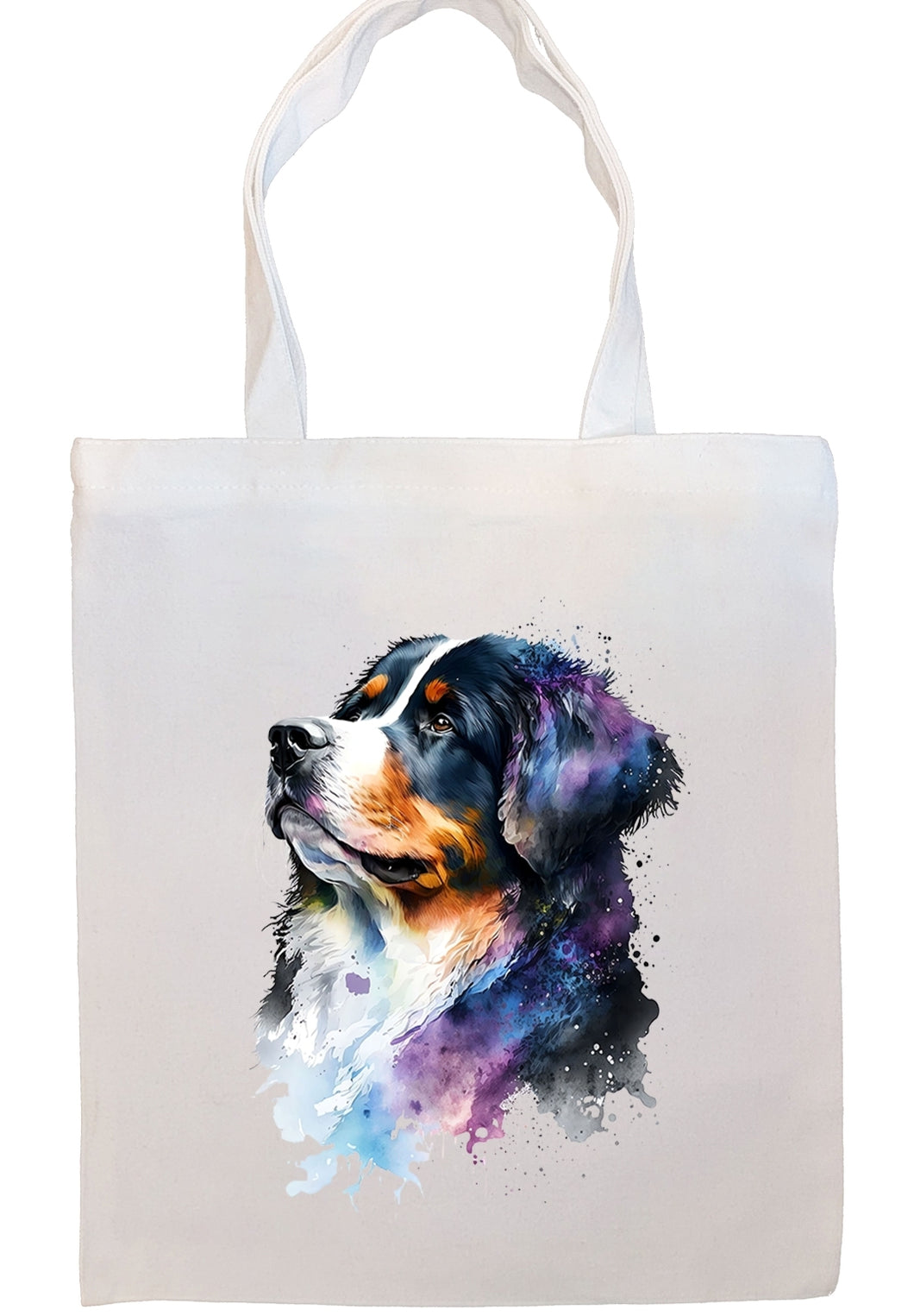 Bernese Mountain Dog Canvas Tote Bag