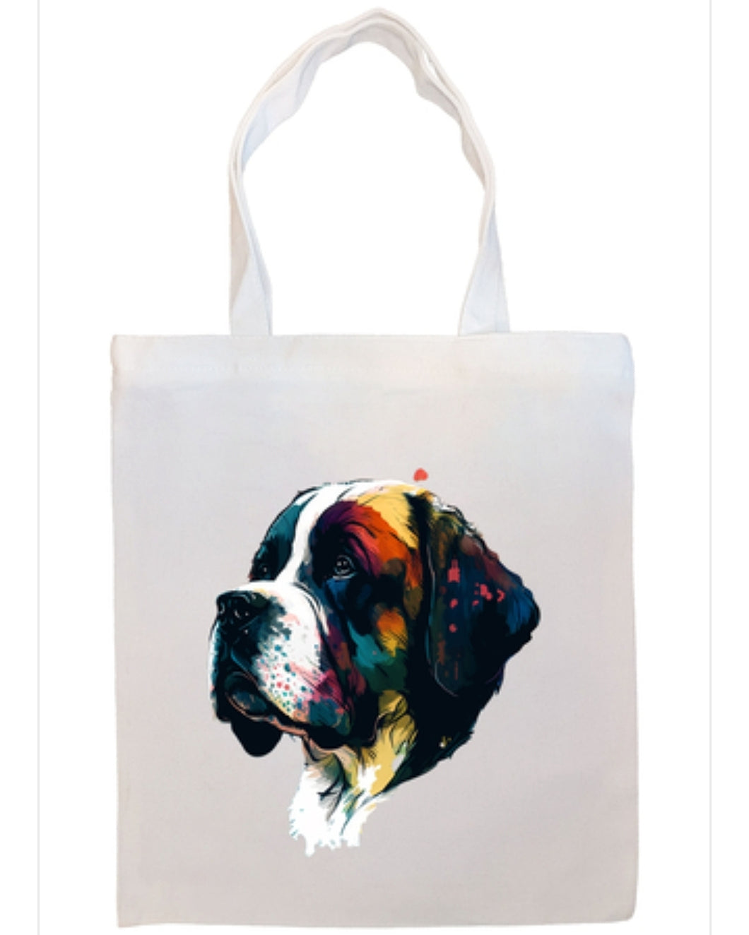 Saint Bernard Canvas Tote Bag