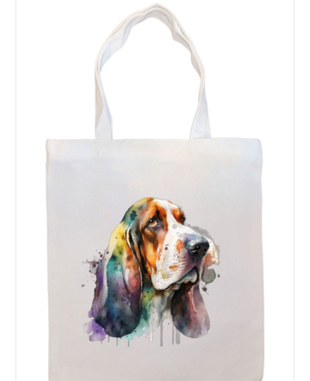 Basset Hound Canvas Tote Bag