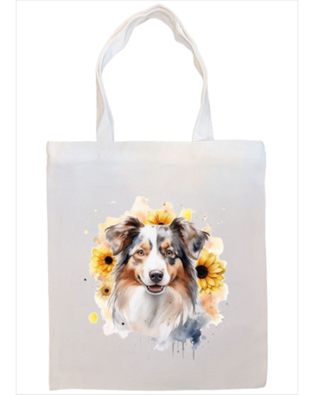 Australian Shepherd Canvas Tote Bag
