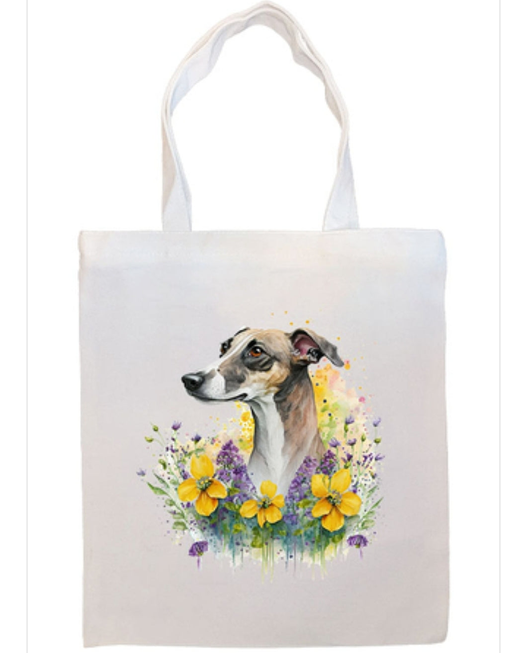 Greyhound Canvas Tote Bag