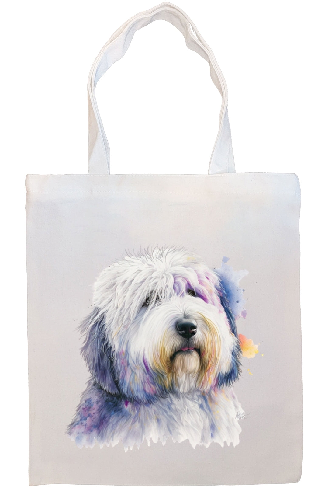 Old English Sheepdog Canvas Tote Bag