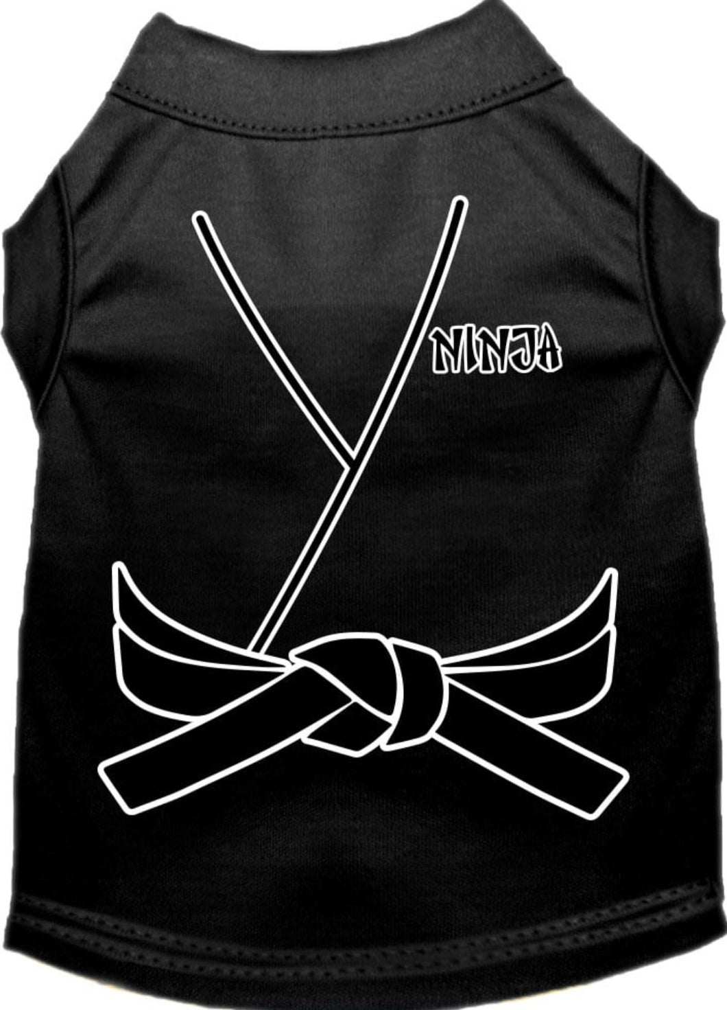 Ninja (Black) Costume Dog Shirt