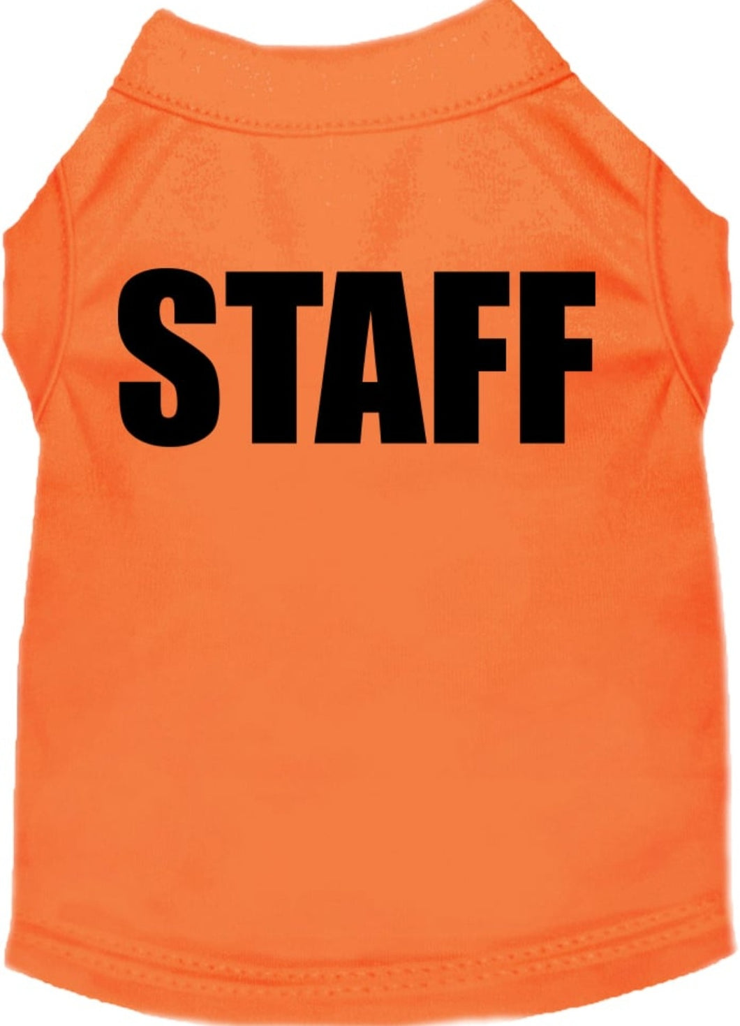 Staff (Orange) Costume Dog Shirt (large & small dogs)