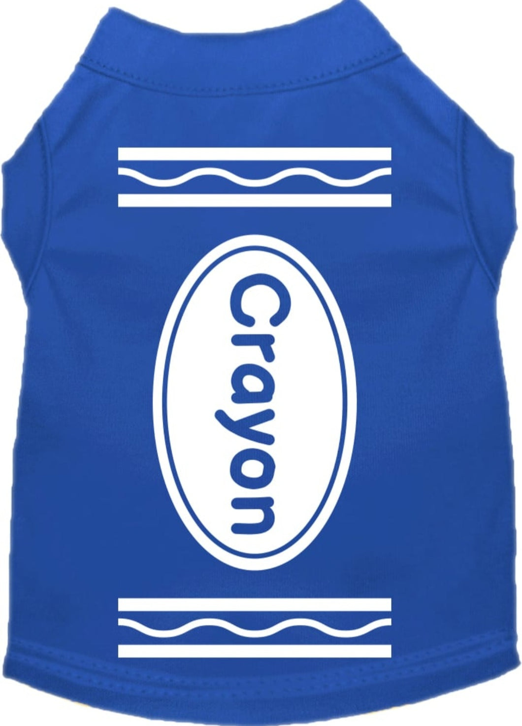 Blue Crayon Costume Dog Shirt