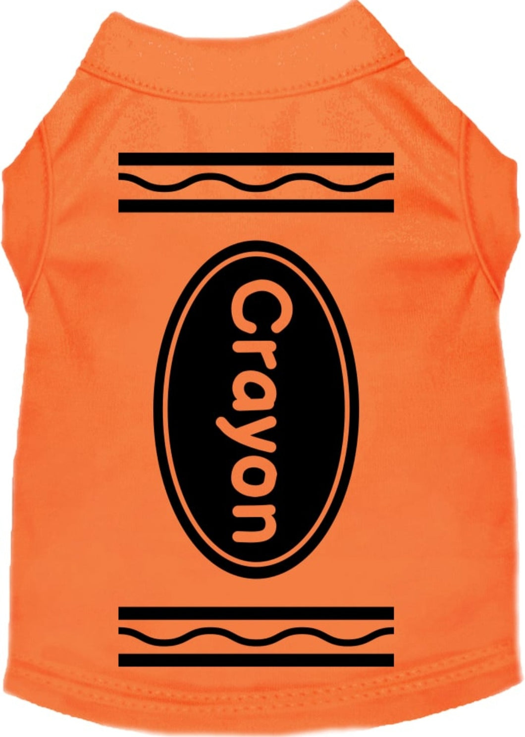 Orange Crayon Costume Dog Shirt