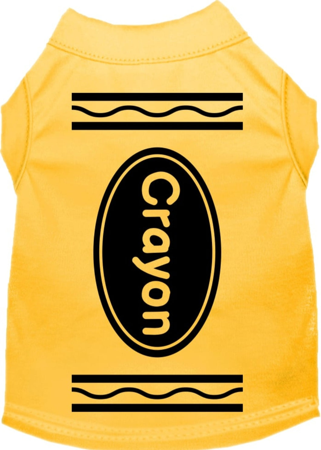 Yellow Crayon Costume Dog Shirt