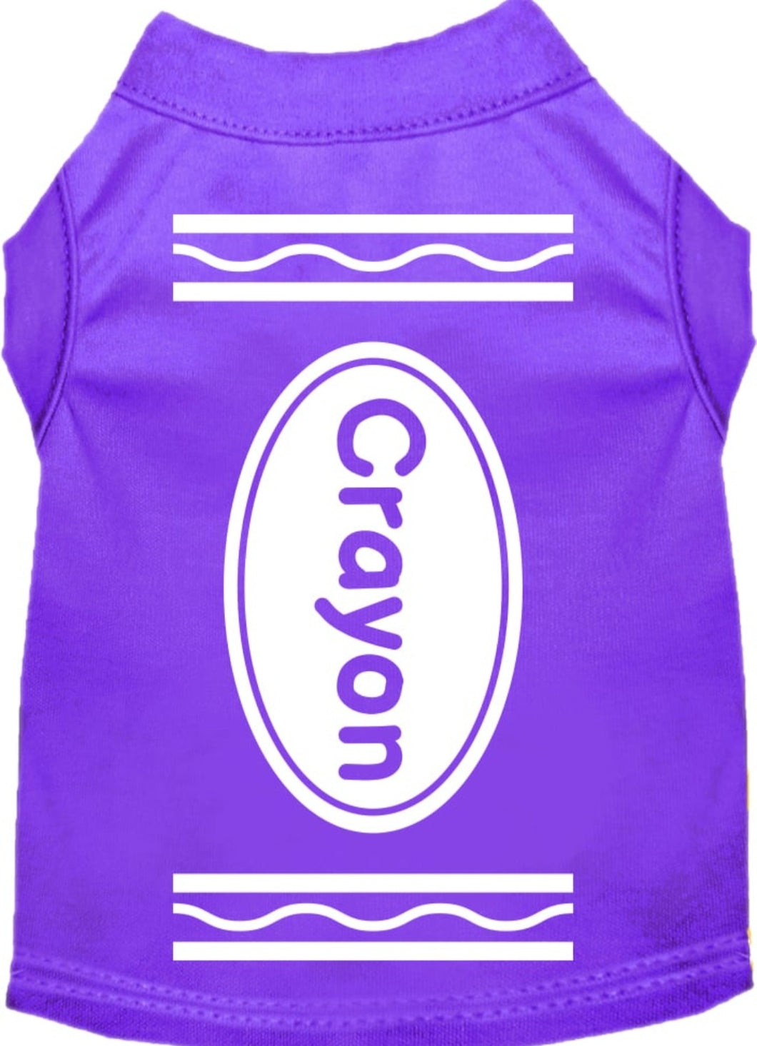 Purple Crayon Costume Dog Shirt