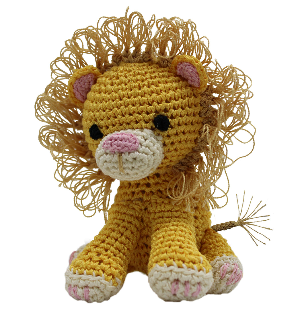 Lion Organic Cotton Small Dog Toy