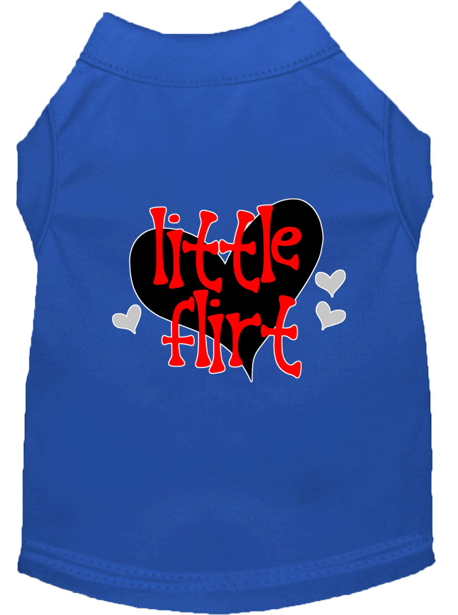Little Flirt Shirt Dog Shirt - Blue