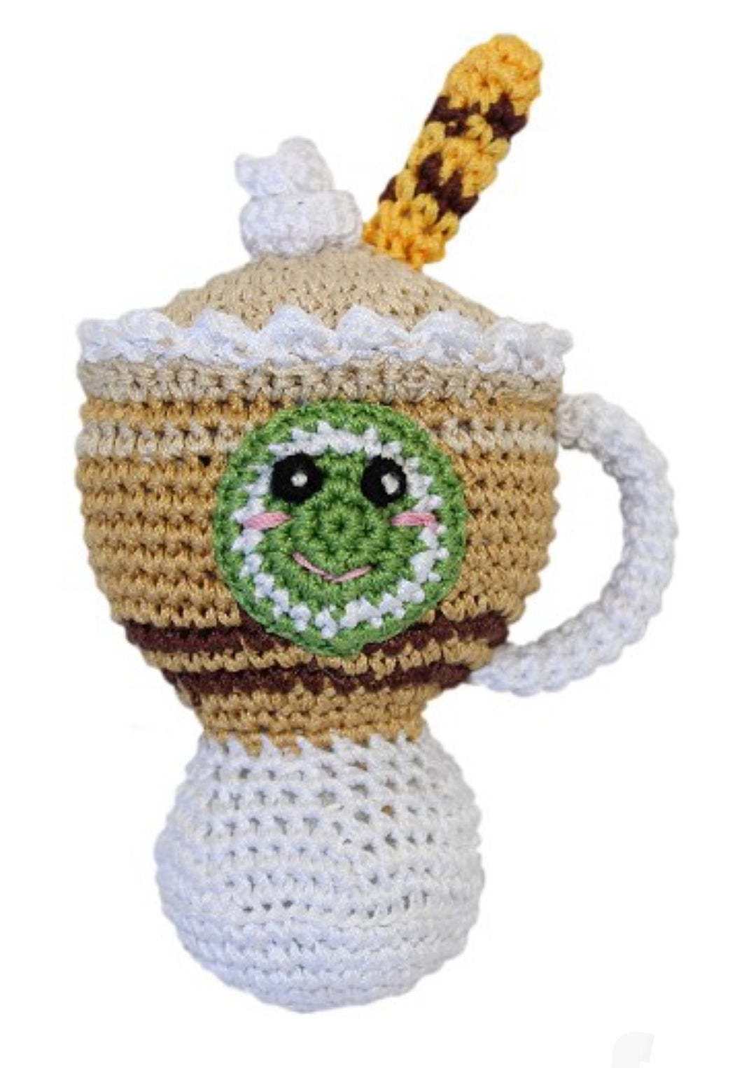 Latte Organic Cotton Small Dog Toy