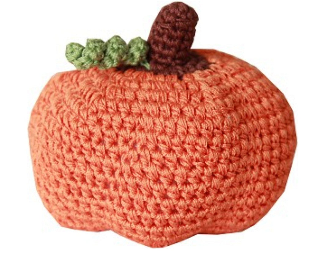 Pumpkin Organic Cotton Small Dog Toy
