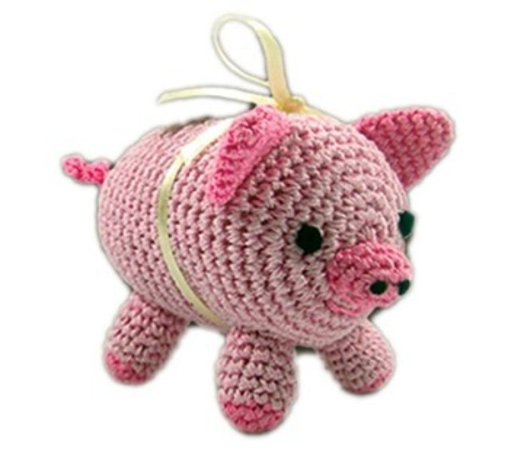 Pig Organic Cotton Small Dog Toy