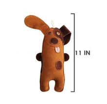 Load image into Gallery viewer, Silly Puppy Leather Dog Toy
