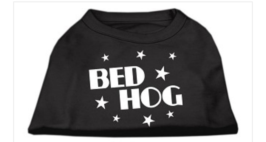 Bed Hog Dog Shirt - Black