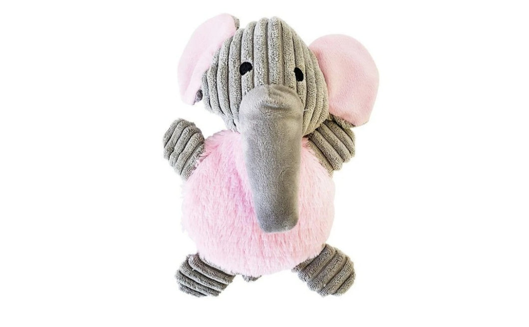 Elephant Full Body Squeaker Plush Toy