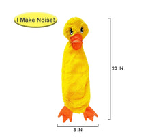 Load image into Gallery viewer, Duck Squeaker &amp; Crinkle Dog Toy
