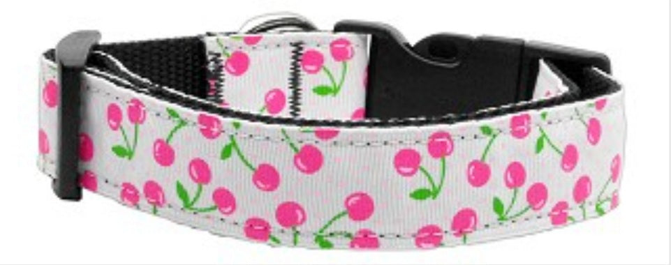 Cherries (Pink) Nylon Collar