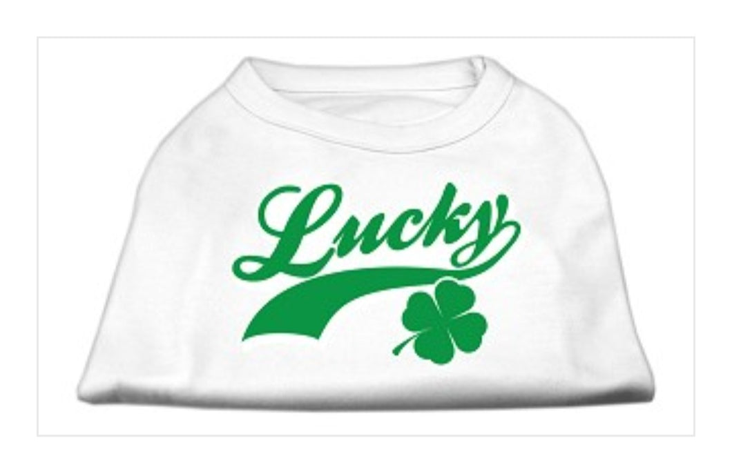 Lucky Dog Shirt - White