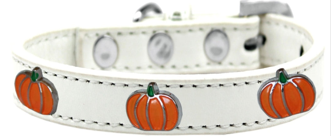 Pumpkin Collar - White