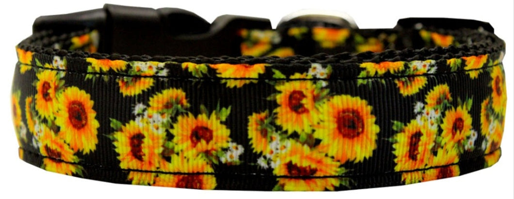 Sunflowers Nylon Collar