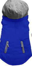 Load image into Gallery viewer, Reversible Dog Coat - Blue
