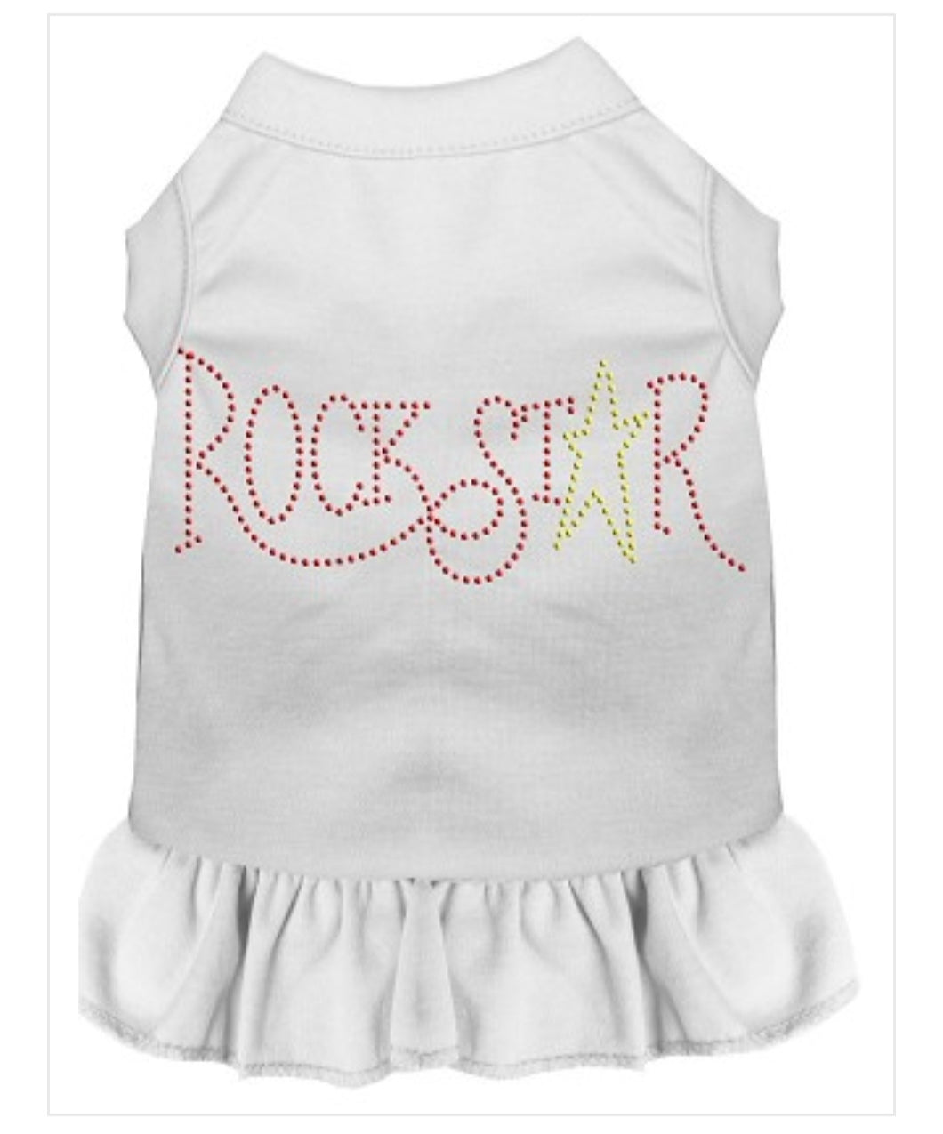 Rockstar Dress - White