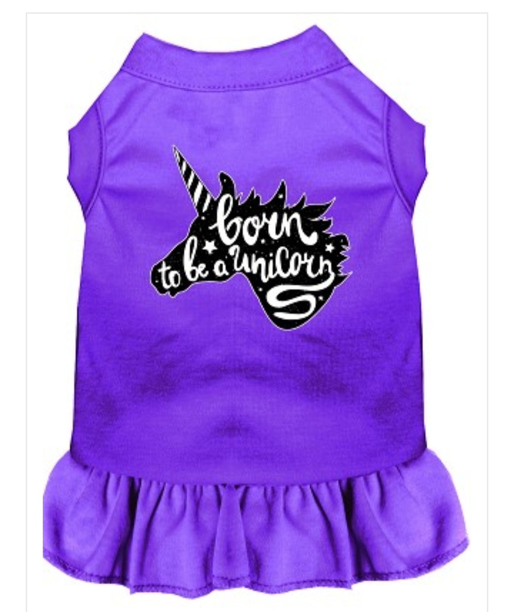 Born to be a Unicorn Dress - Purple