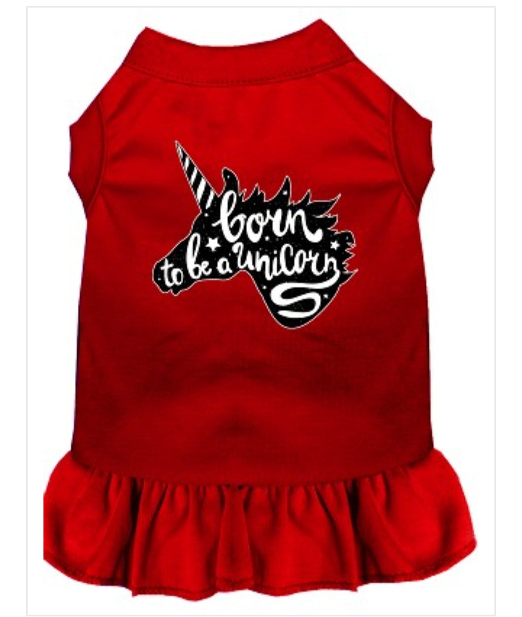 Born to be a Unicorn Dress - Red