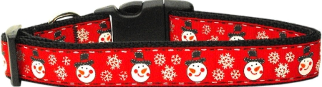 Snowmen Nylon Collar