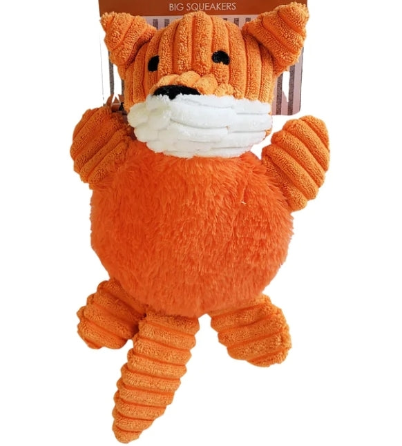 Fox Full Body Squeaker Plush Toy