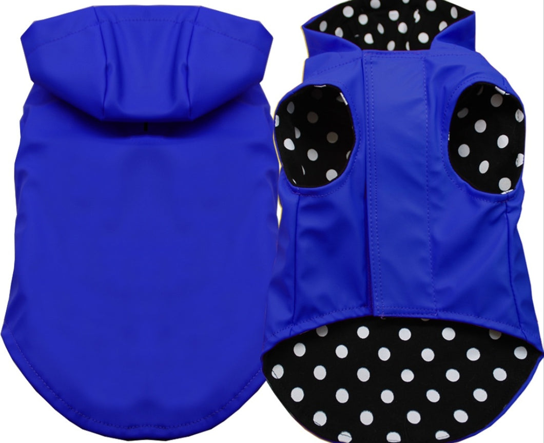 Dog Raincoat - Blue