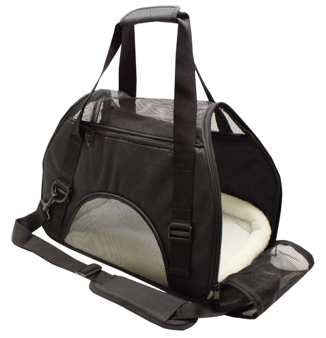 Soft Side Pet Carrier - Black