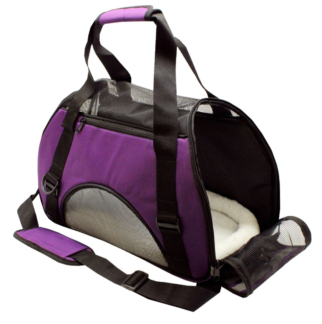 Soft Side Pet Carrier - Purple