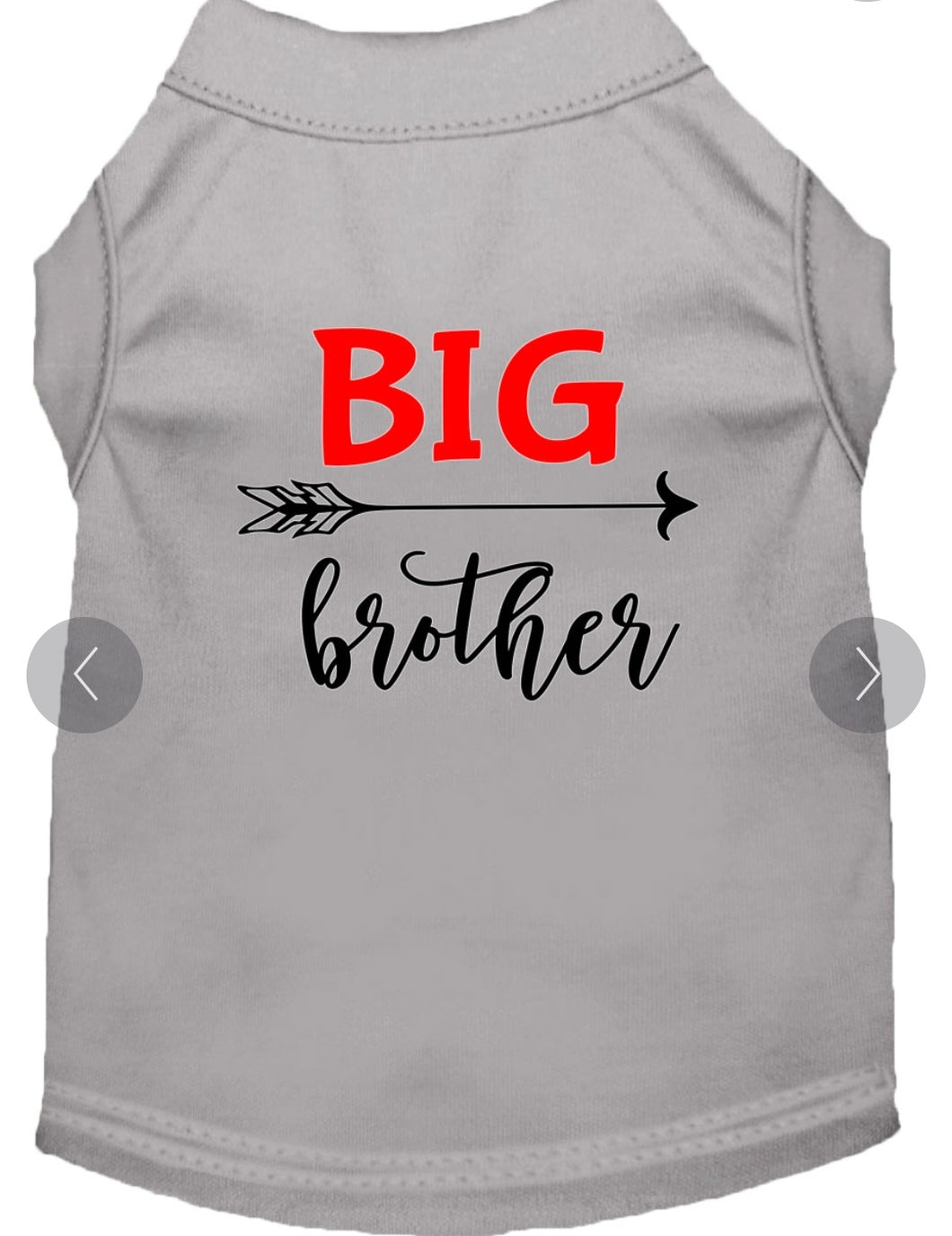 Big Brother Screen Print Shirt - Gray