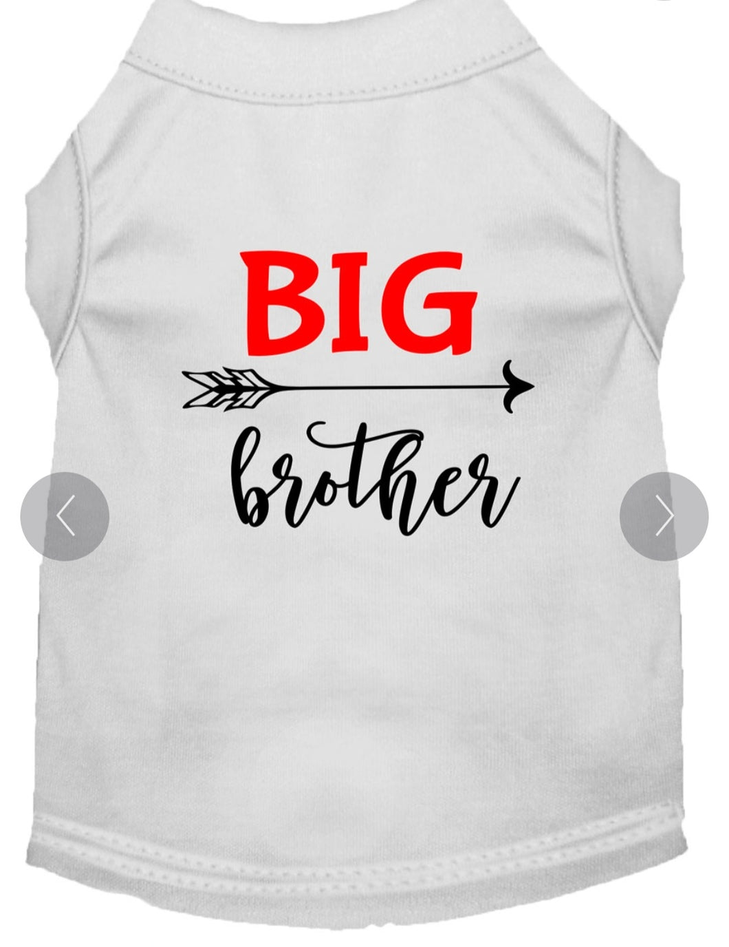 Big Brother Screen Print Shirt - White