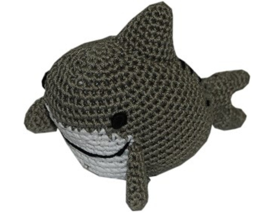 Shark Organic Cotton Small Dog Toy